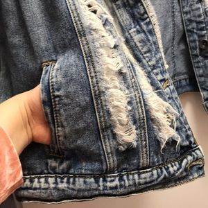 Forever 21 Jackets & Coats - Distorted jean jacket plus size Forever 21 Jackets & Coats - Distorted jean jacket plus size